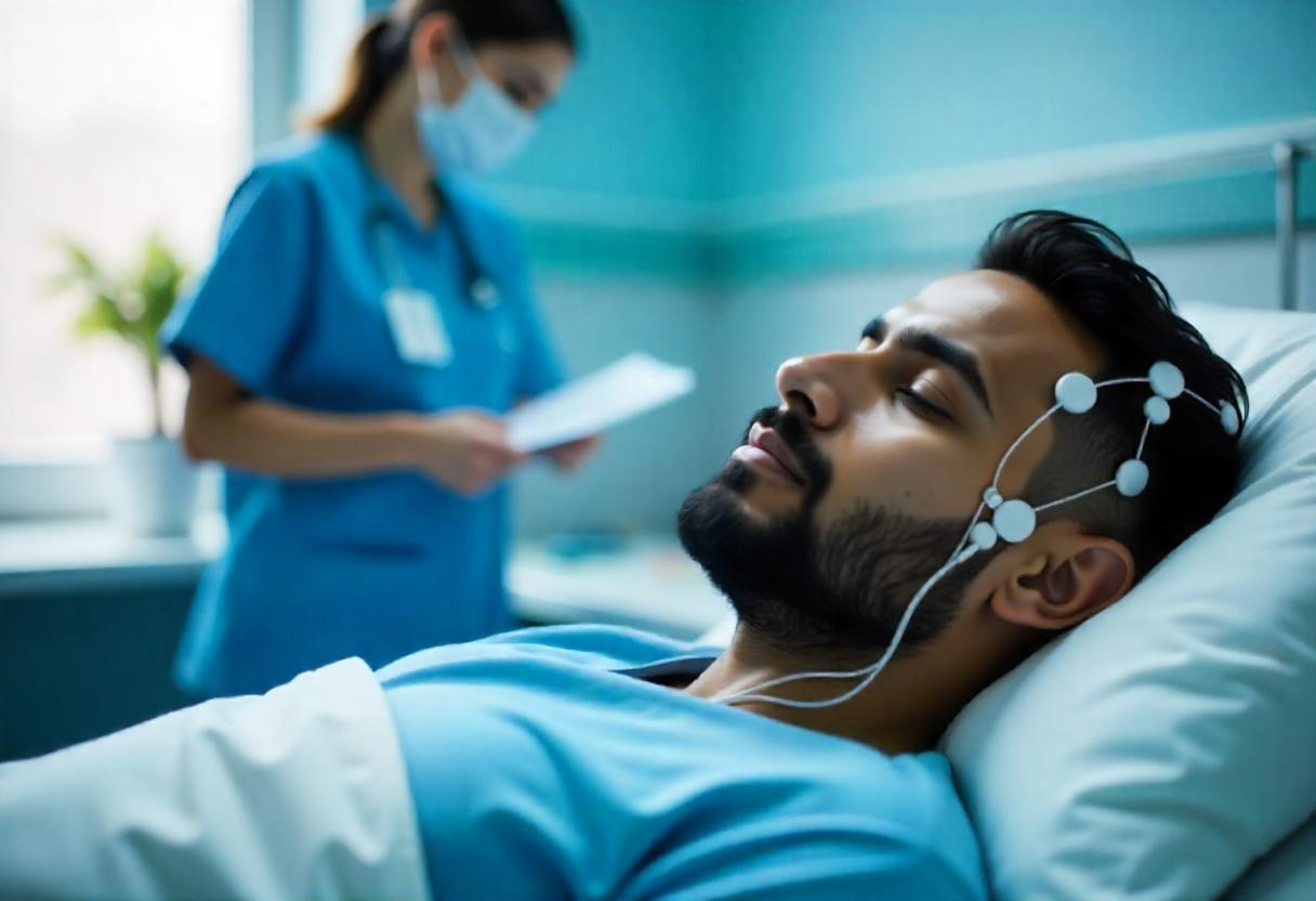 a-30-year-old-indian-man-with-black-hair-and-beard-undergoing-transcranial-magnetic-stimulation-tms-therapy