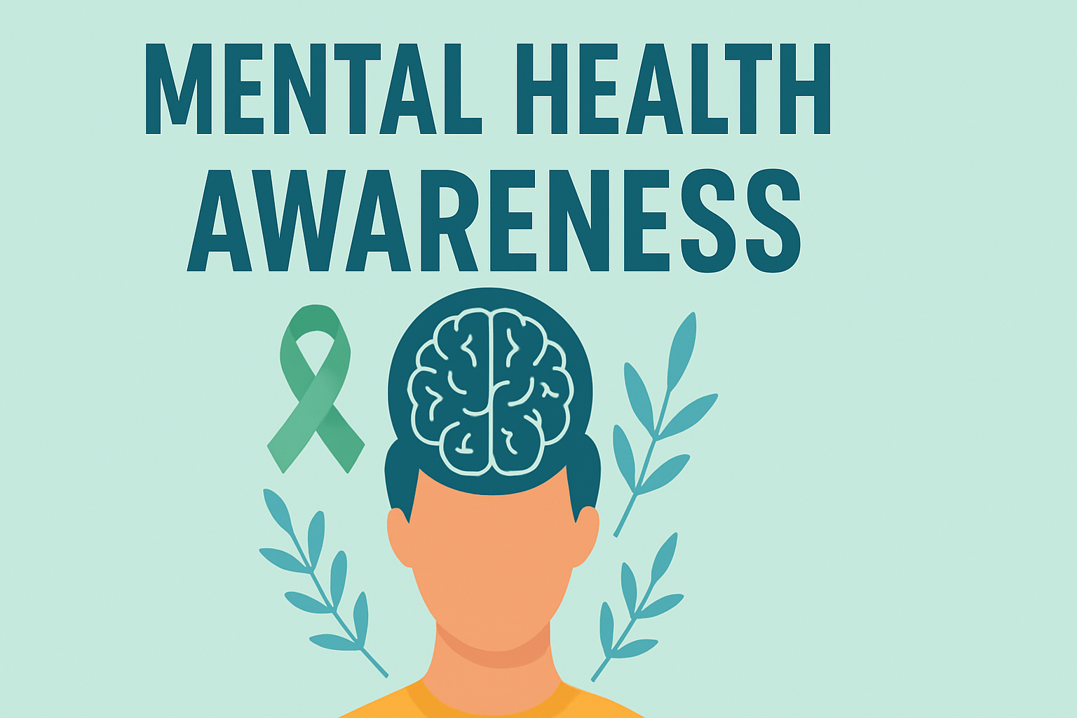 Animated image of a man with his brain getting highlighted