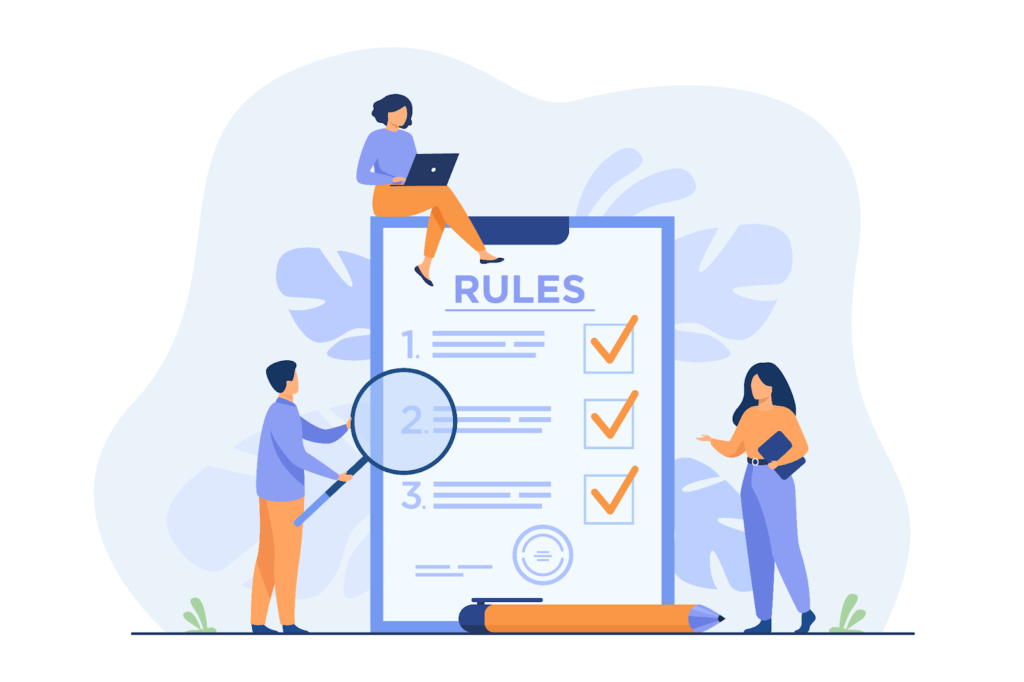 Illustrative representation of rules and guidelines for regulating TMS in India